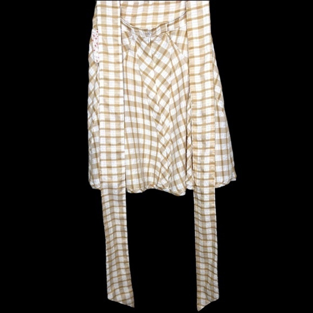 Free People Revolve Do the Twist Mini Dress Open Back Plaid Sexy NWT - Picture 8 of 16
